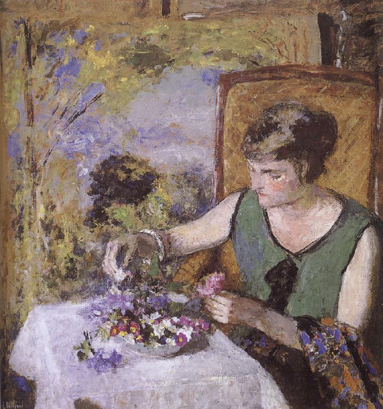 Edouard Vuillard Flower of Annette Norge oil painting art